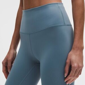 Lululemon Slate Blue Wunder Under Leggings